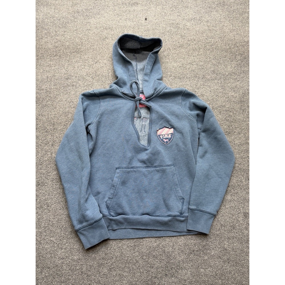 Victoria's Secret Women's Pink Hoodie Pullover Sweatshirt Size‎ Large
